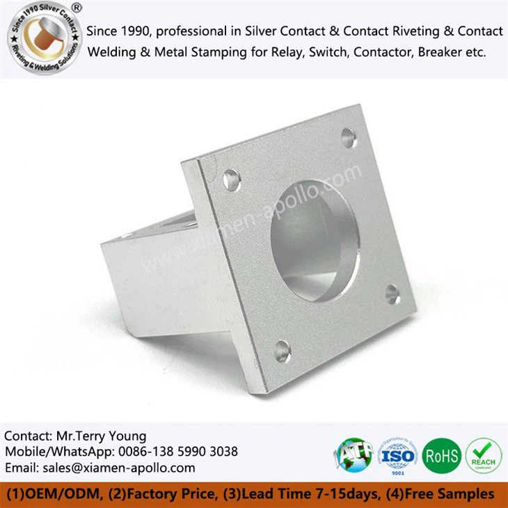 ชิ้นส่วนเครื่องตัดเฉือนของอลูมิเนียม CNC