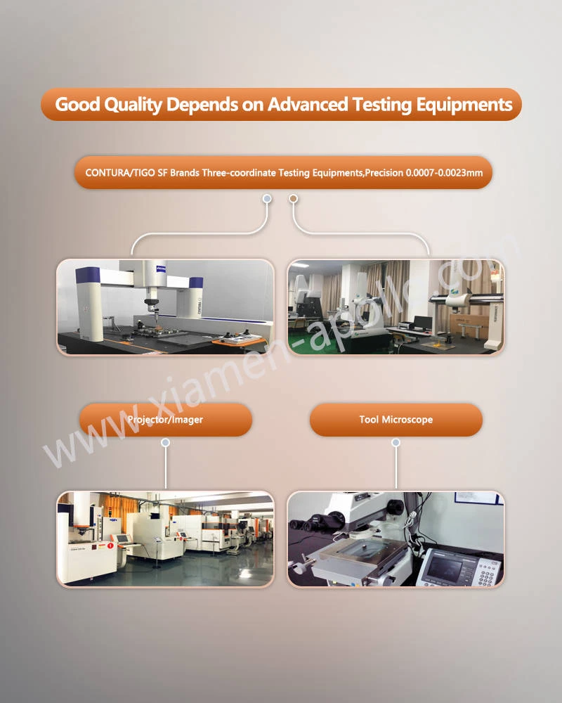 Good Quality of stainless steel CNC parts Depends on Advanced Testing Equipments Good Quality of stainless steel CNC parts Depends on Advanced Testing Equipments