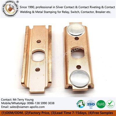 หน้าสัมผัสไฟฟ้าหมุดย้ำ